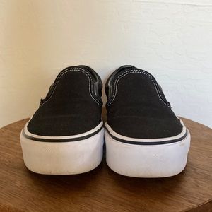 Vans Stacked Slip-ons - Black